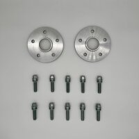 Spurverbreiterung (Spurplatten), 12 mm dick (24 mm/Achse), aus Aluminium, für VW T5 - T6.1